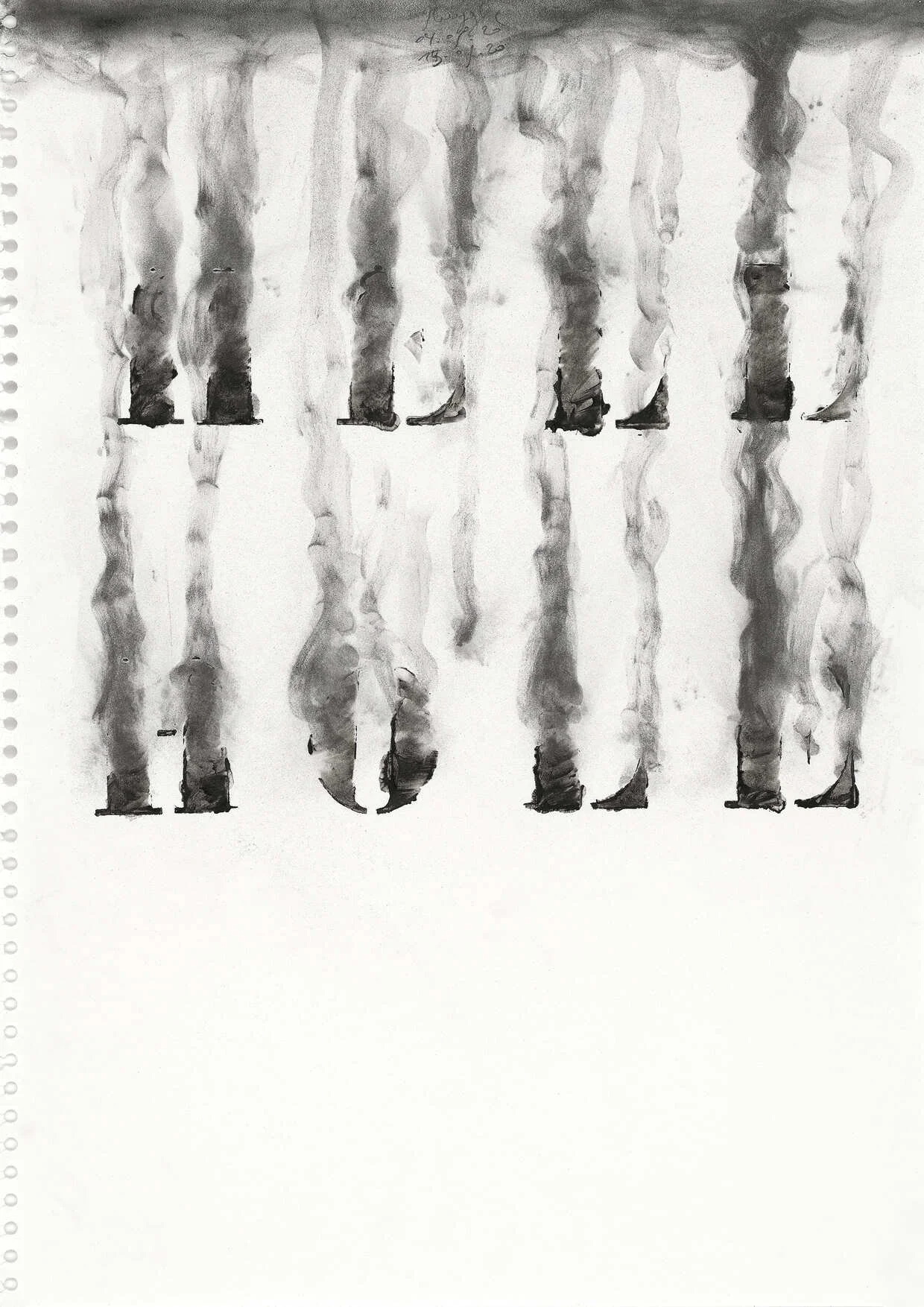 Hellhole, 04.09.20-15.09.20
[pencil and charcoal on paper,
60 x 42 cm]