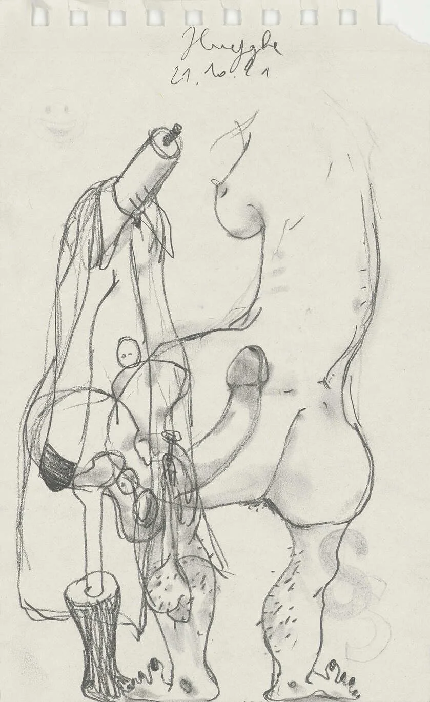 Shunga Shunga, 21.10.21/6

[mechanical pencil on paper, 23 x 14 cm]