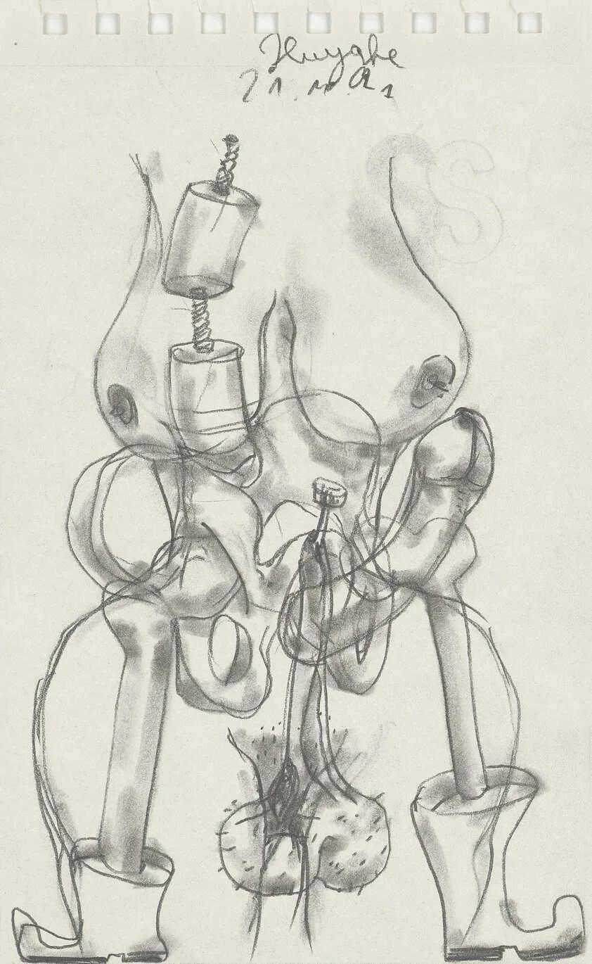 Shunga Shunga, 21.10.21/3

[mechanical pencil on paper, 23 x 14 cm]