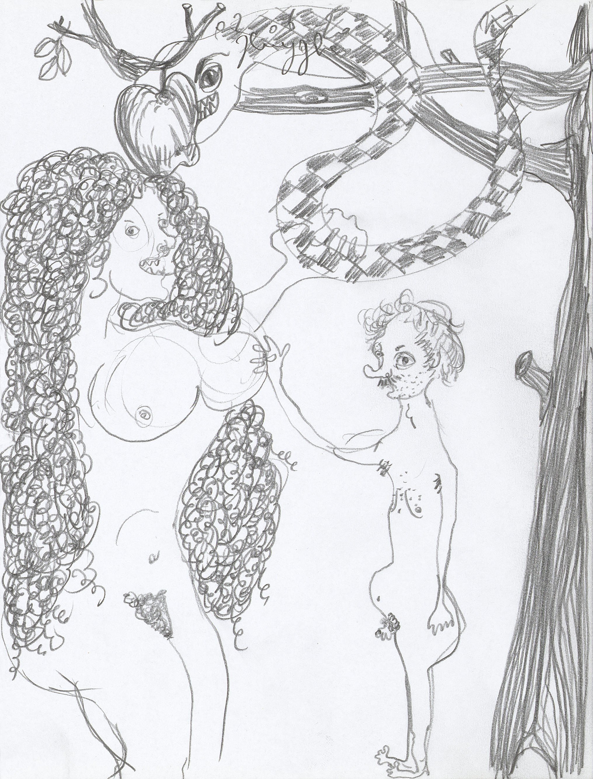 Eve & Adam
02.06.20
pencil and charcoal on paper
22,5 x 17,2 cm