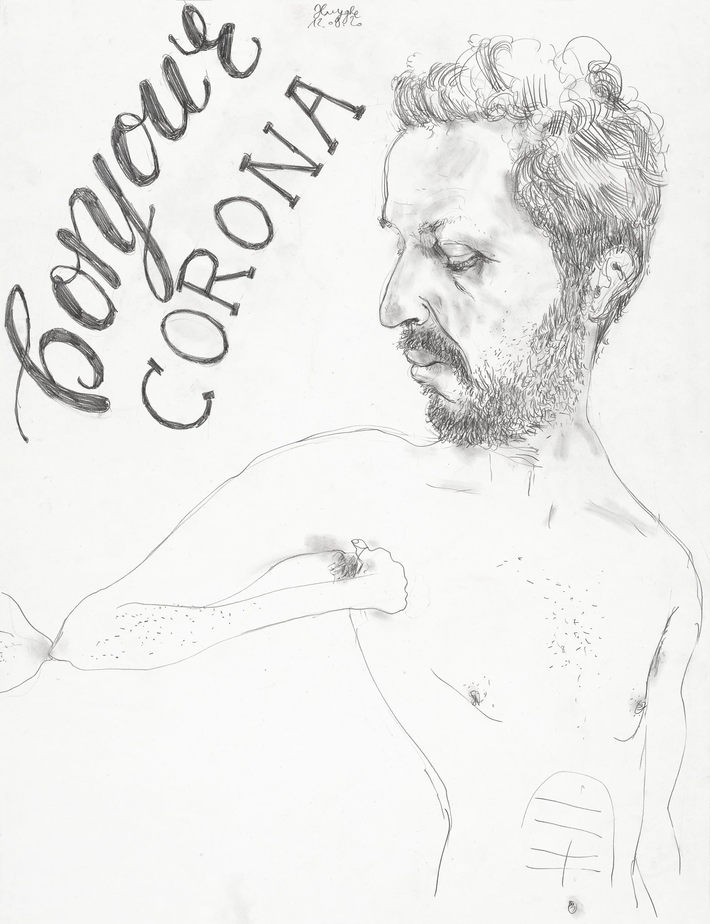 Bonjour Corona
12.08.20
pencil on paper
65 x 50 cm