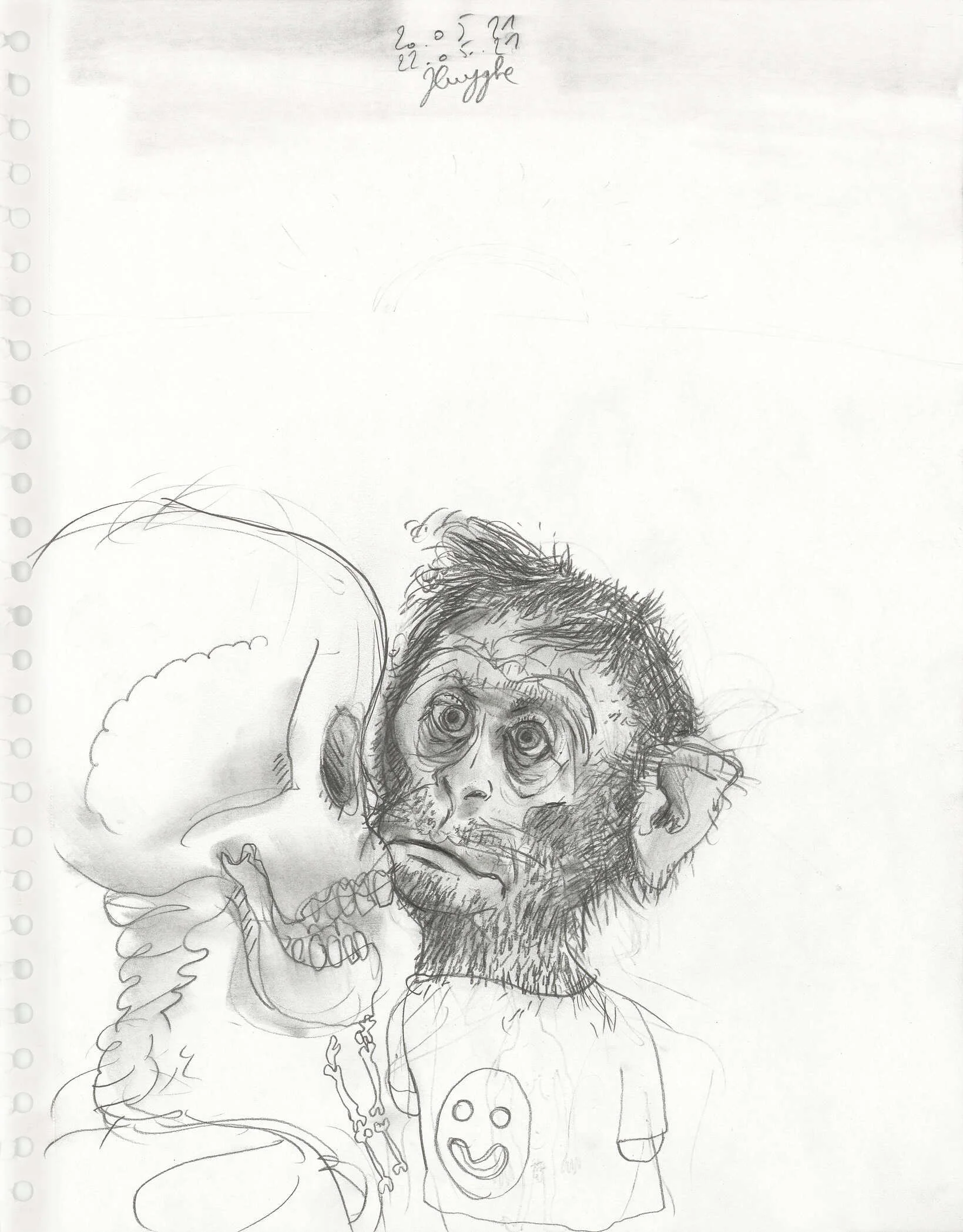 Joli Cœur, 20.05.21-22.05.21

[mechanical pencil on paper, 42 x 29,7 cm]