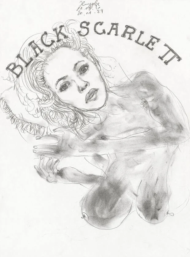 Black Scarlett, 11.08.20-20.01.24

mechanical pencil and graphite on paper
[35,5 x 28 cm]