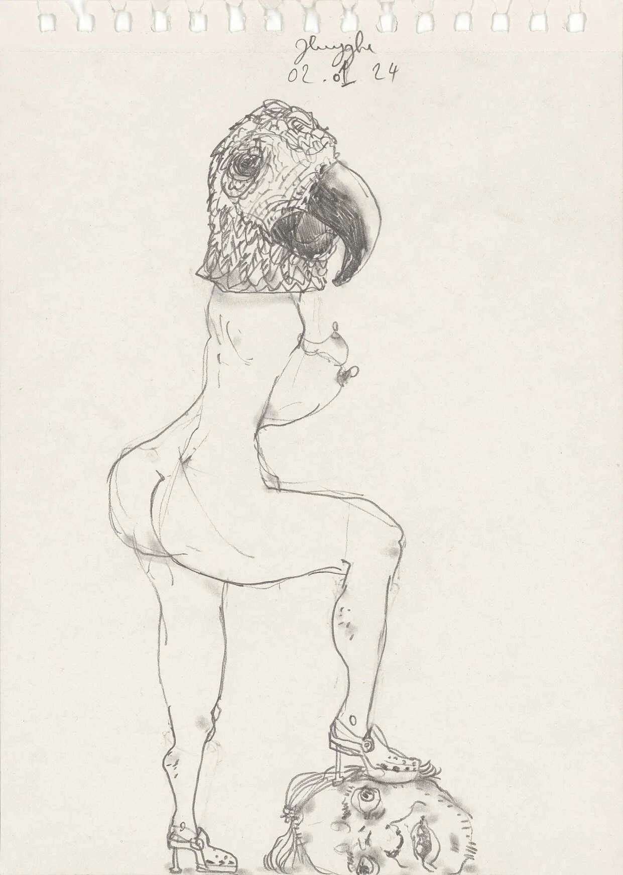 Girlpower, 02.01.24

[mechanical pencil on paper,
29,7 x 21 cm]