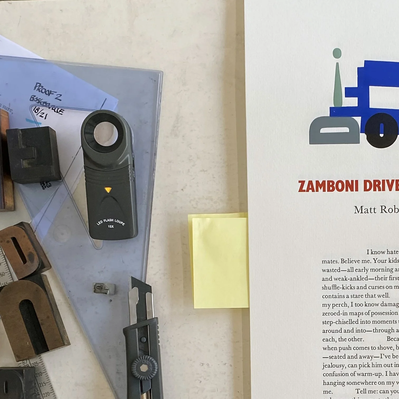 Zamboni Driver’s Lament