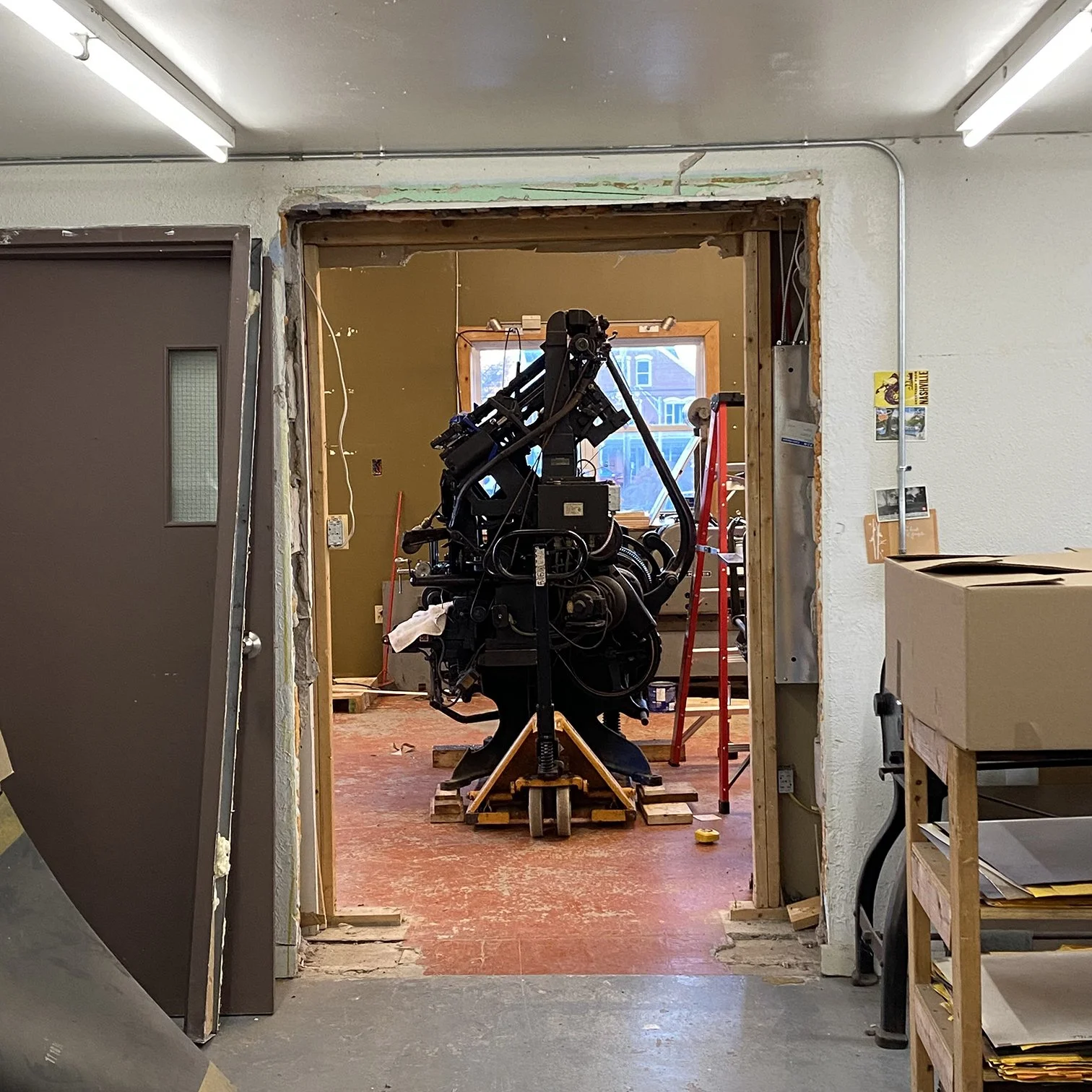 Moving stuff we could not pick up