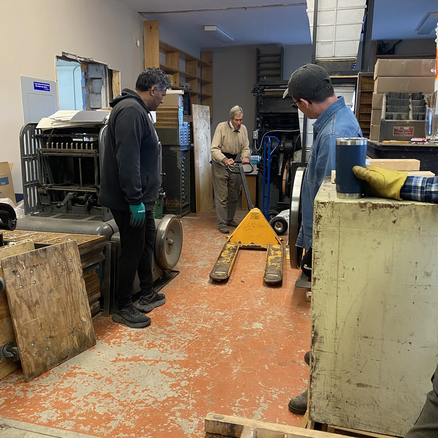 Moving stuff we could pick up