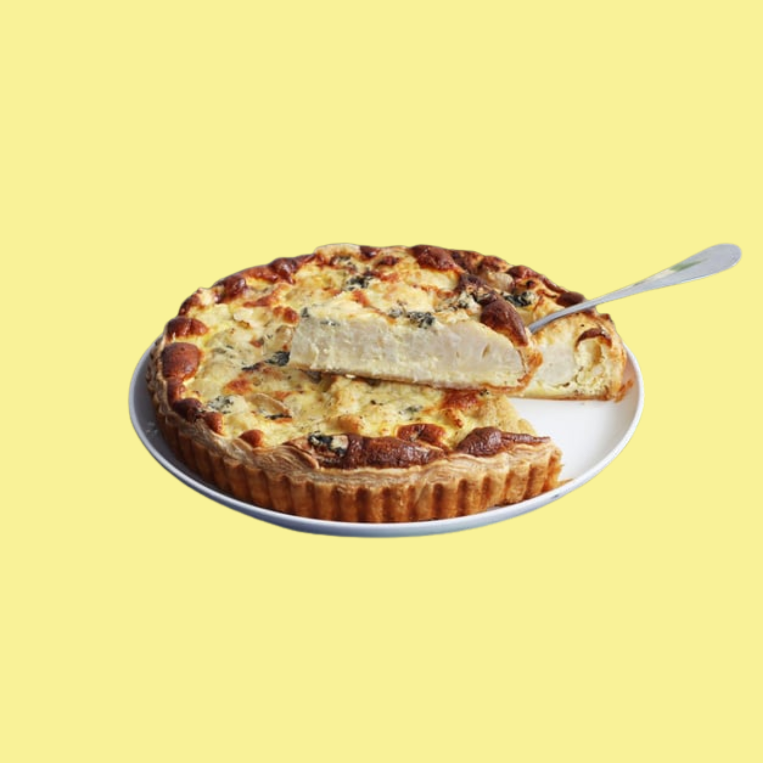 Quiche des bleus au chou-fleur