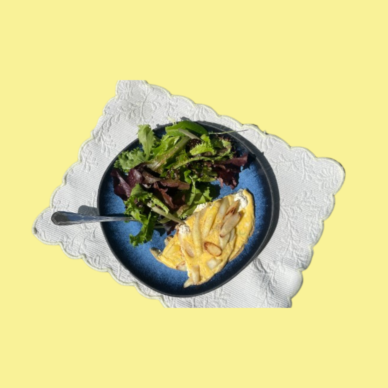 Frittata d'asperges blanches