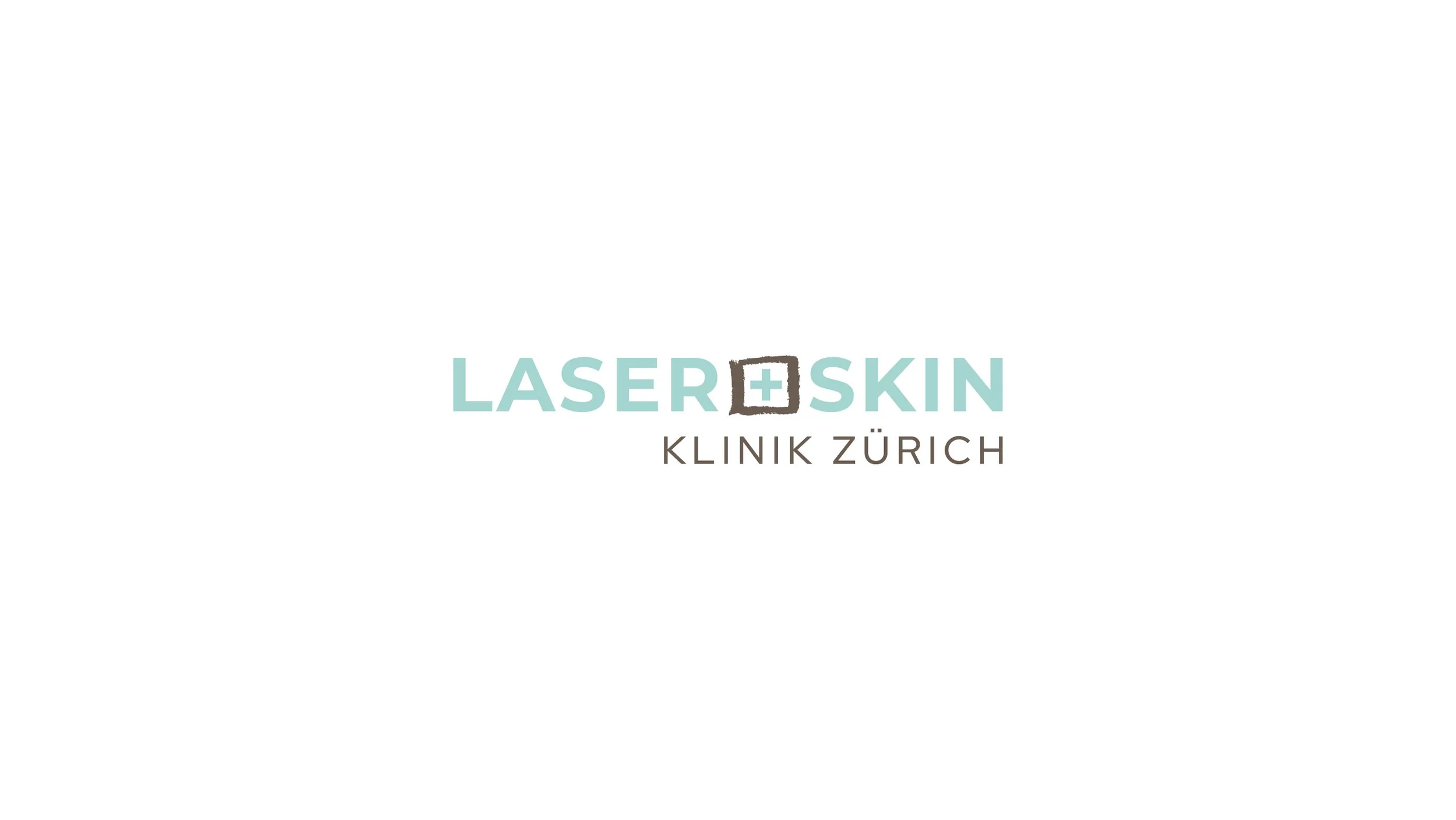 Laser Skin Klinik Zürich logo with text 'LASER + SKIN' and 'KLINIK ZÜRICH' underneath.