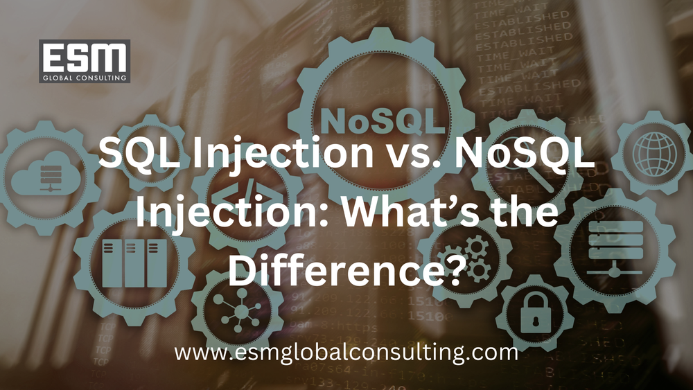 SQL Injection vs. NoSQL Injection: What’s the Difference? — ESM GLOBAL ... image.
