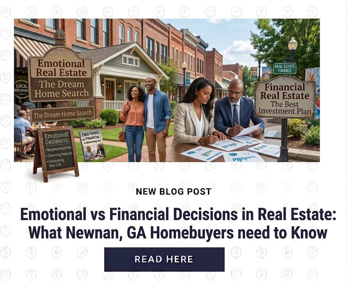 Emotional vs Financial Decisions in Real Estate: What Newnan, GA Buyers and Sellers Need to Know
