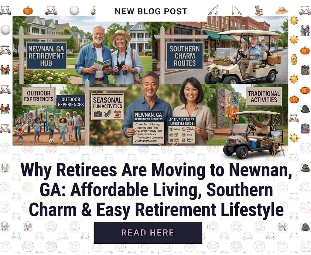 Why Retirees Are Moving to Newnan, GA: Affordable Living, Southern Charm &amp; Easy Retirement Lifestyle