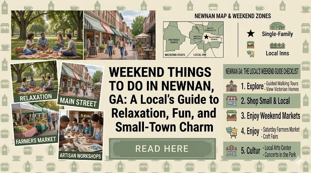 Weekend Things to Do in Newnan, GA: A Local’s Guide to Relaxation, Fun, and Small-Town Charm