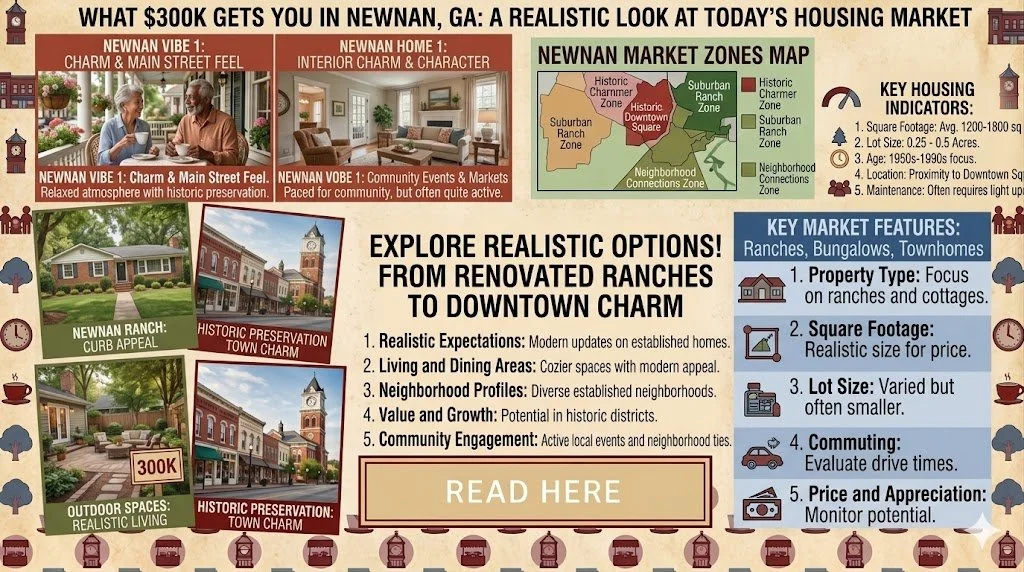 What $300K Gets You in Newnan, GA: A Realistic Look at Today’s Housing Market