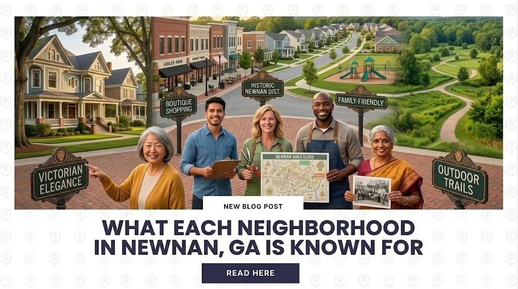 What Each Neighborhood in Newnan, GA Is Known For