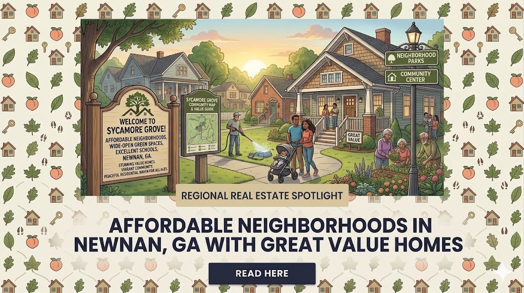 Affordable Neighborhoods in Newnan, GA with Great Value Homes