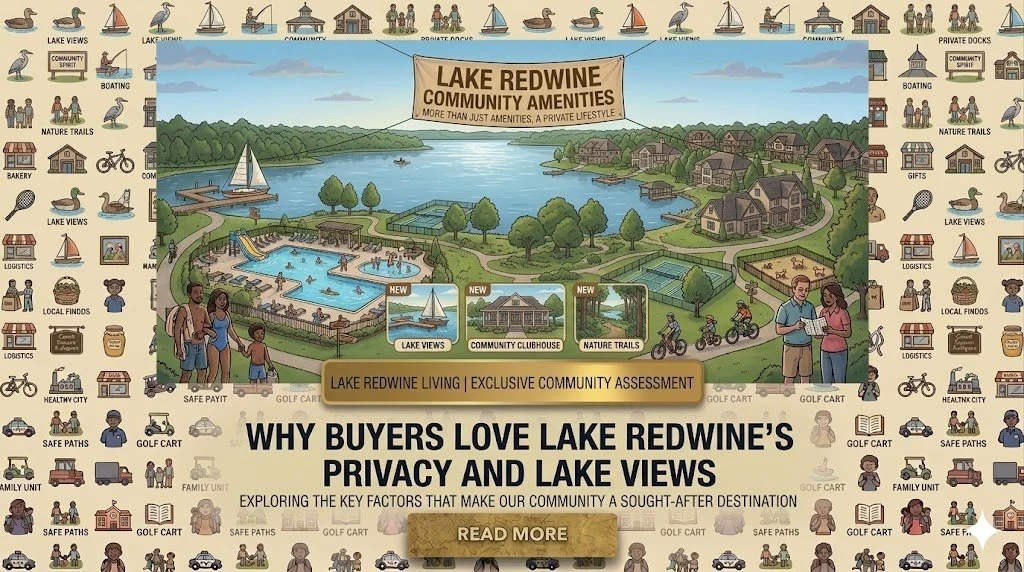 Why Buyers Love Lake Redwine’s Privacy and Lake Views