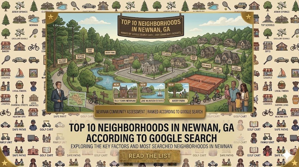 Top 10 Neighborhoods in Newnan, GA According to Google Search 