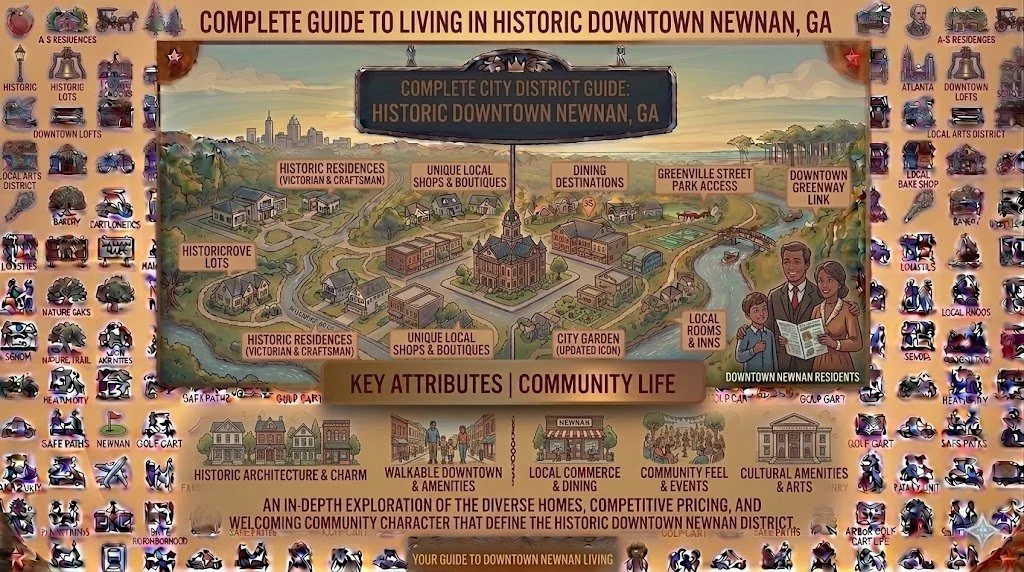 Historic Downtown Newnan Living Guide: Homes and Lifestyle