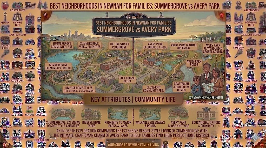 Best Neighborhoods in Newnan for Families: Summergrove vs Avery Park
