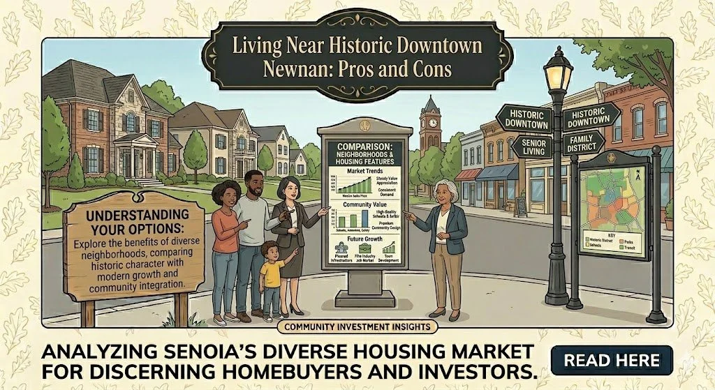 Living Near Historic Downtown Newnan: Pros and Cons