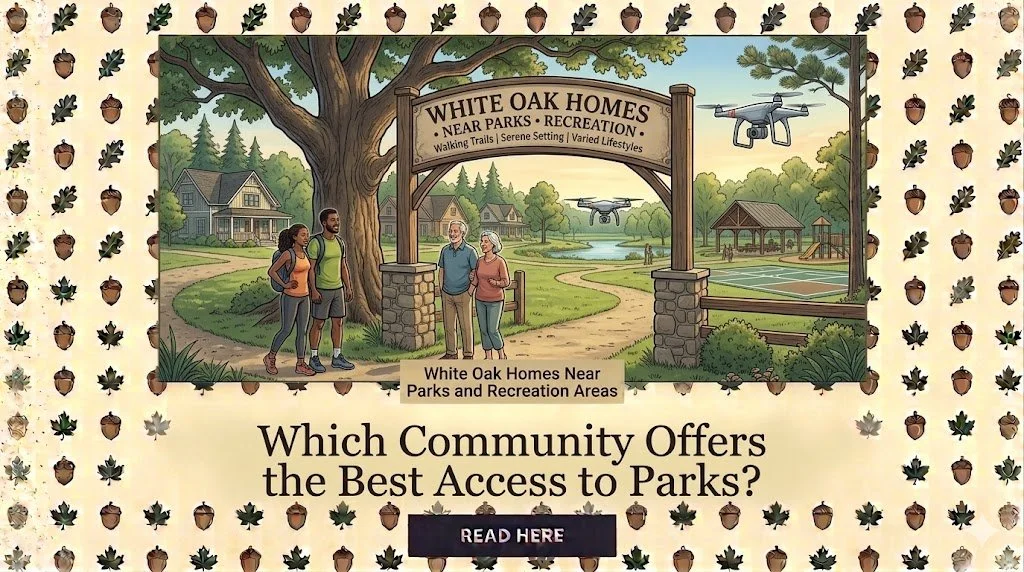 White Oak Homes Near Parks and Recreation Areas