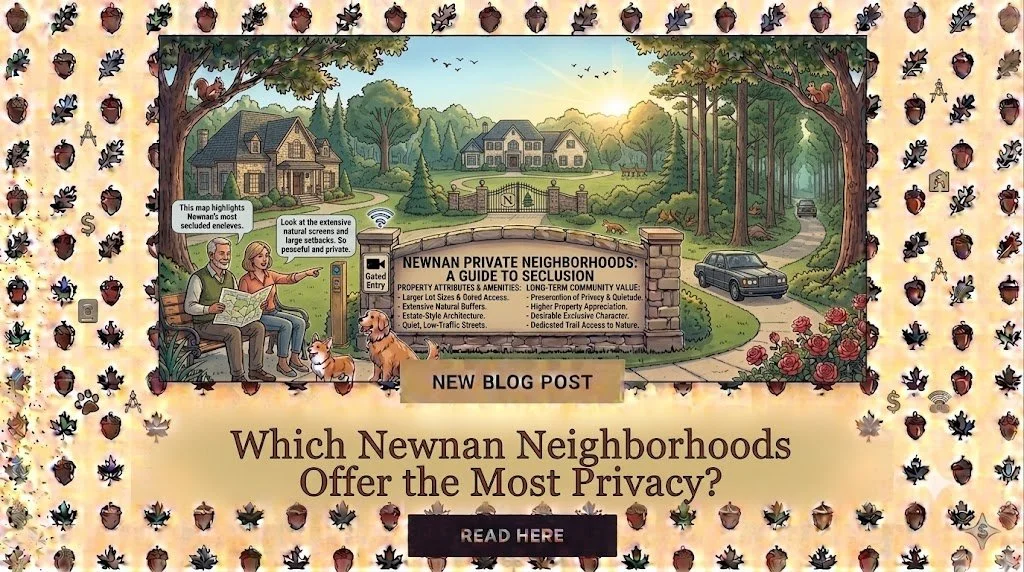 Which Newnan Neighborhoods Offer the Most Privacy?
