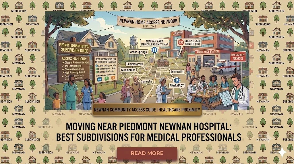 Moving Near Piedmont Newnan Hospital: Best Subdivisions for Medical Professionals