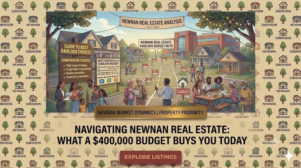 Navigating Newnan Real Estate: What a $400,000 Budget Buys You Today