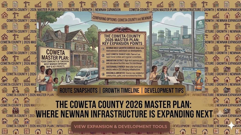 The Coweta County 2026 Master Plan: Where Newnan Infrastructure Is Expanding Next