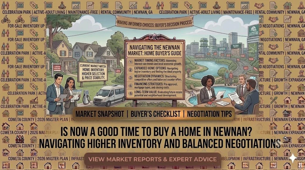 Is Now a Good Time to Buy a Home in Newnan? Navigating Higher Inventory and Balanced Negotiations