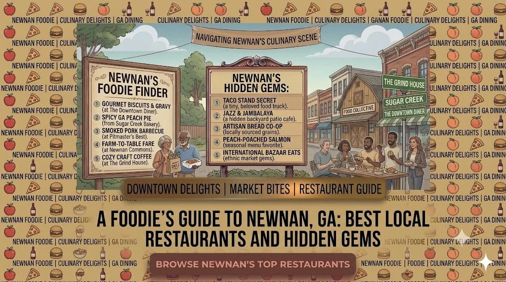 A Foodie's Guide to Newnan, GA: Best Local Restaurants and Hidden Gems