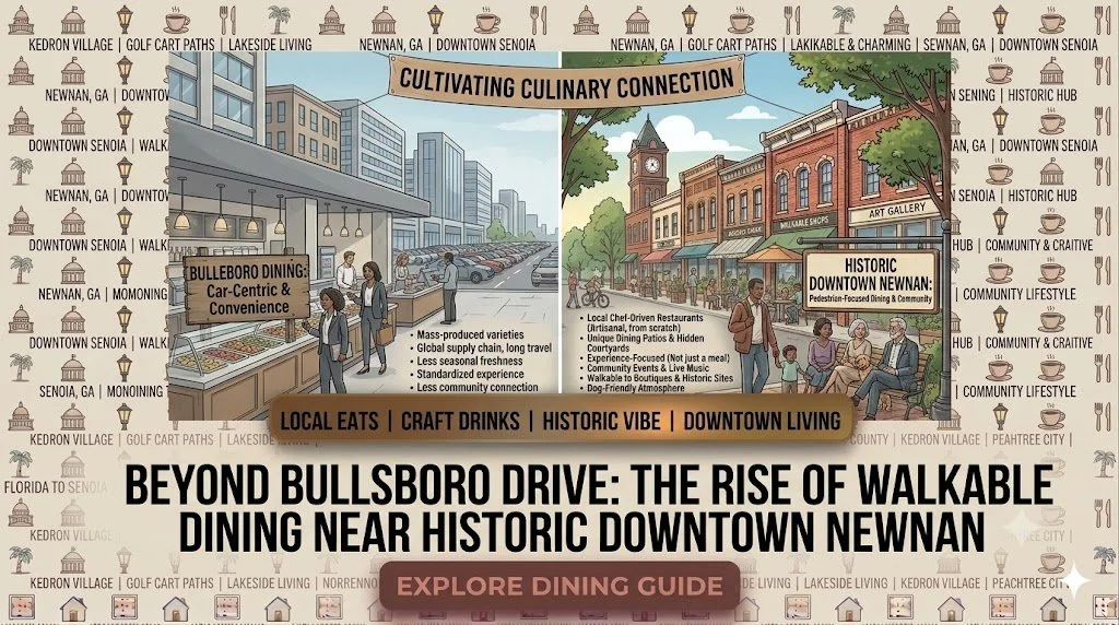 Beyond Bullsboro Drive: The Rise of Walkable Dining Near Historic Downtown Newnan