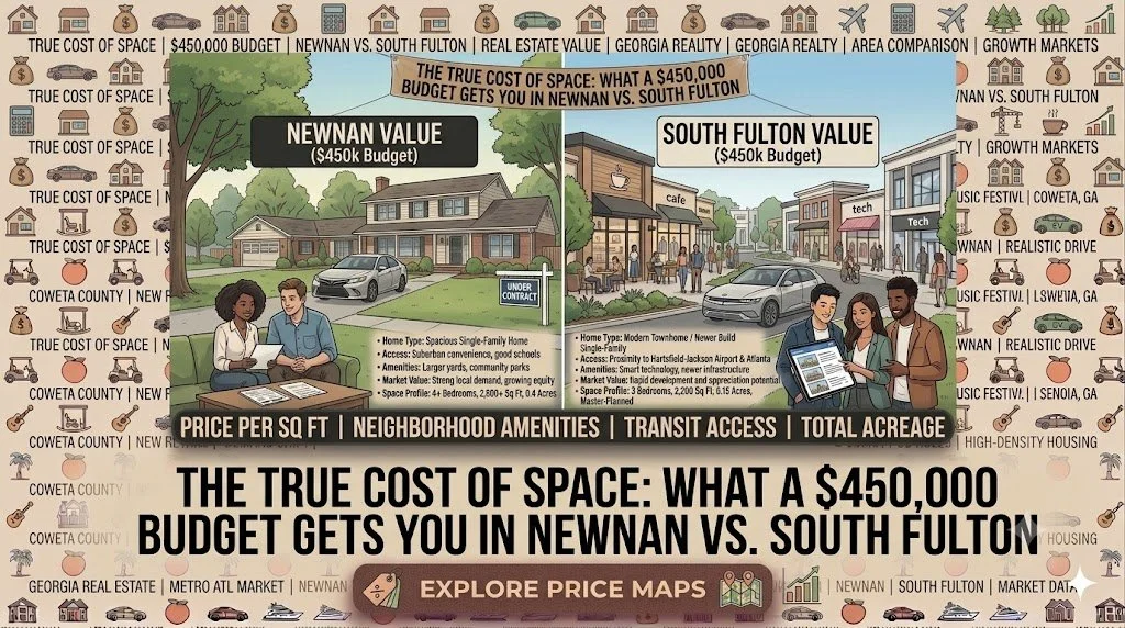 The True Cost of Space: What a $450,000 Budget Gets You in Newnan vs. South Fulton