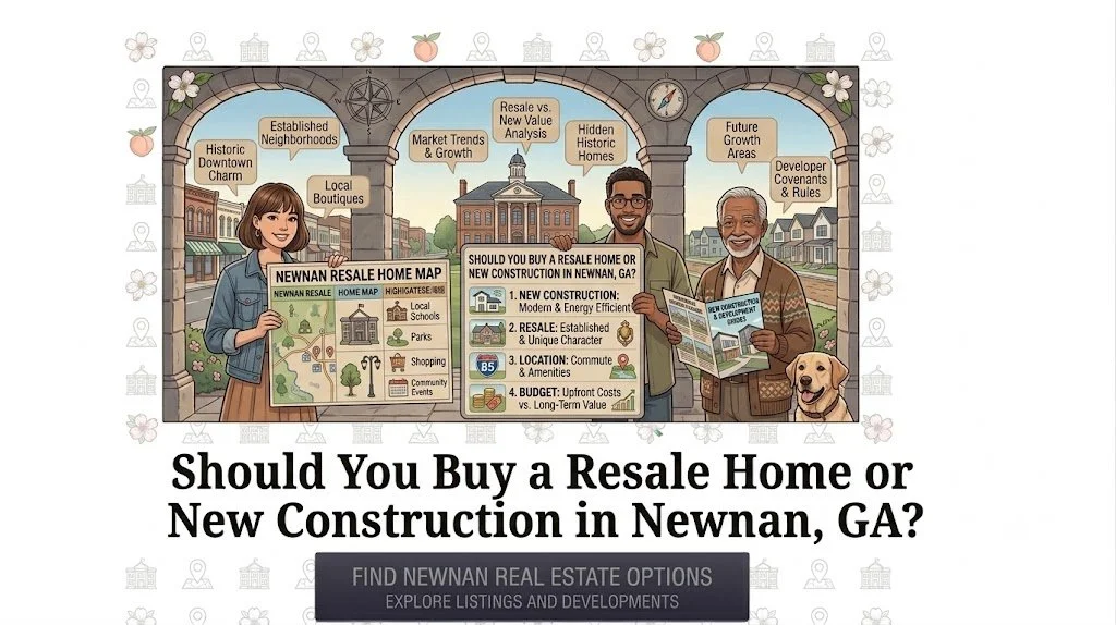 Should You Buy a Resale Home or New Construction in Newnan, GA?