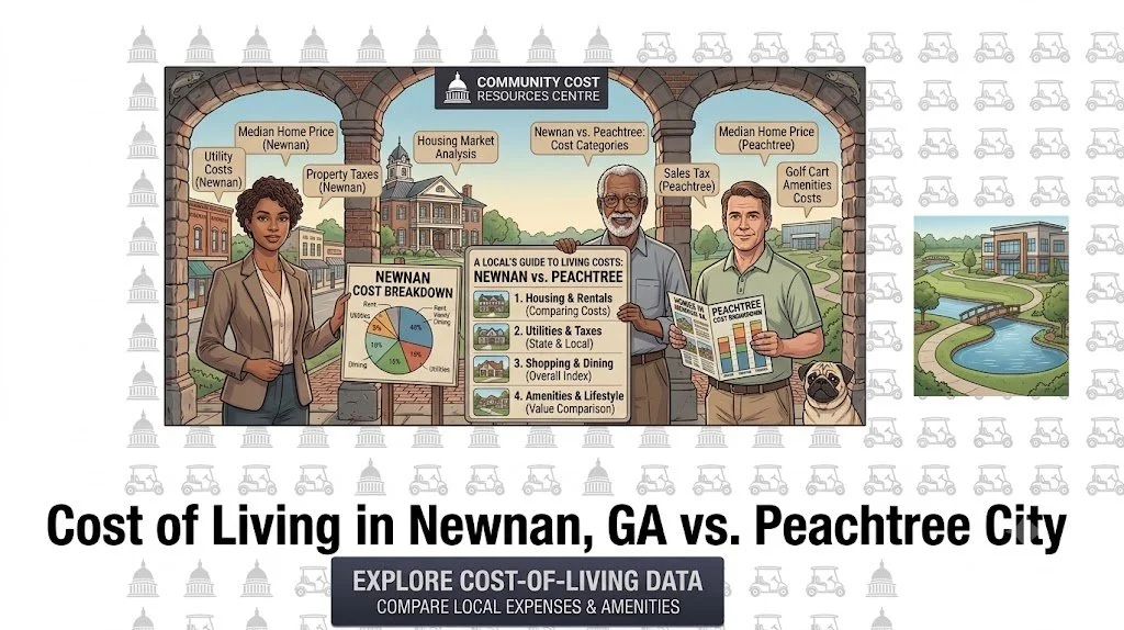 Cost of Living in Newnan, GA vs. Peachtree City
