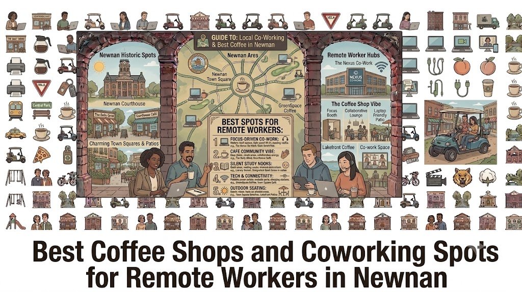 Best Coffee Shops and Coworking Spots for Remote Workers in Newnan