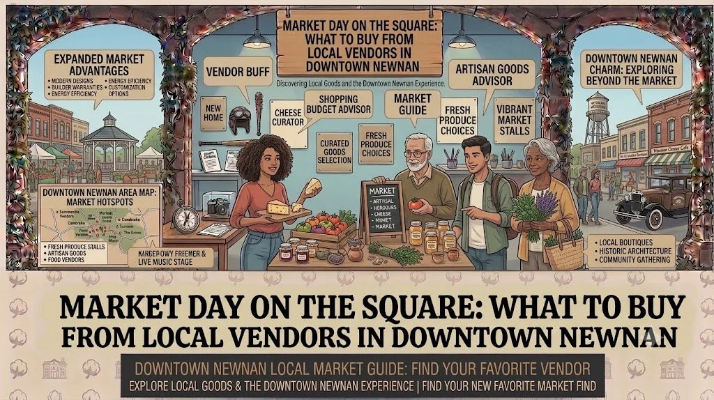 Market Day on the Square: What to Buy from Local Vendors in Downtown Newnan