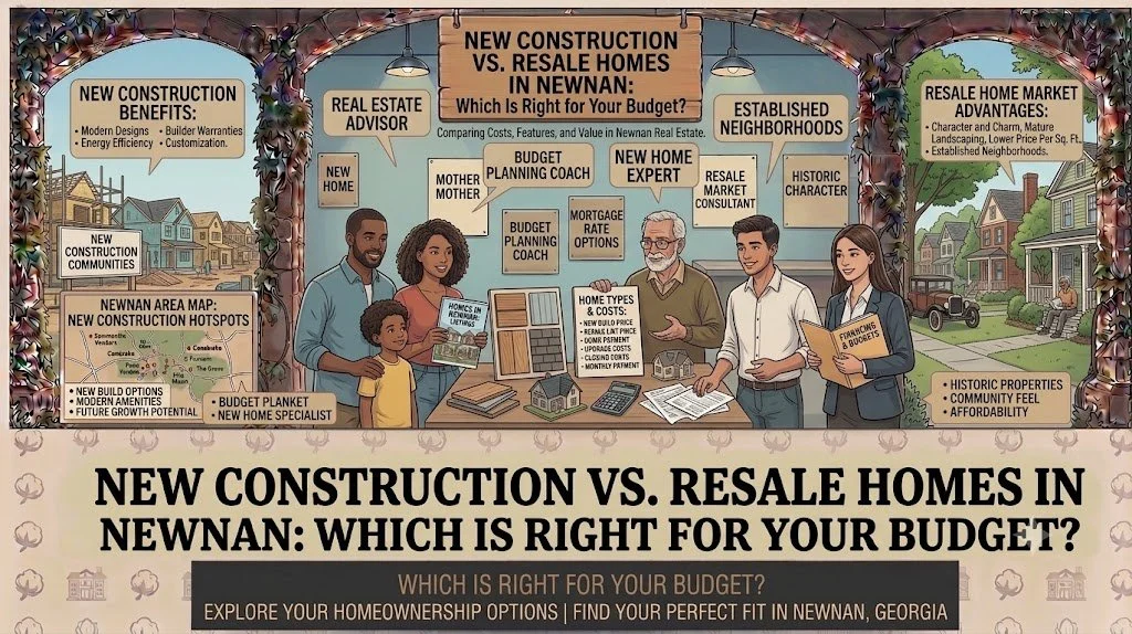 New Construction vs. Resale Homes in Newnan: Which Is Right for Your Budget?