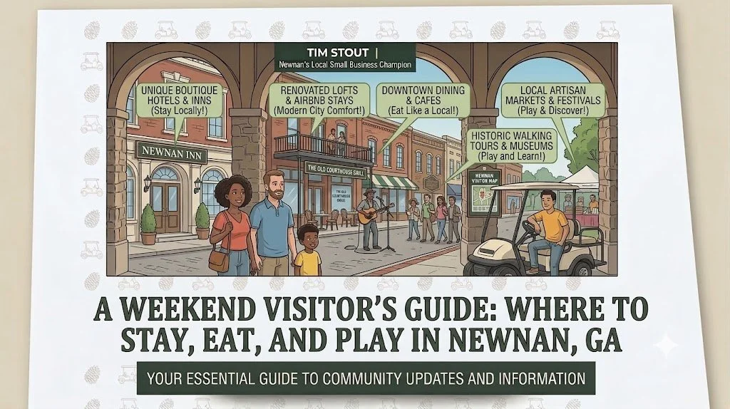 A Weekend Visitor’s Guide: Where to Stay, Eat, and Play in Newnan
