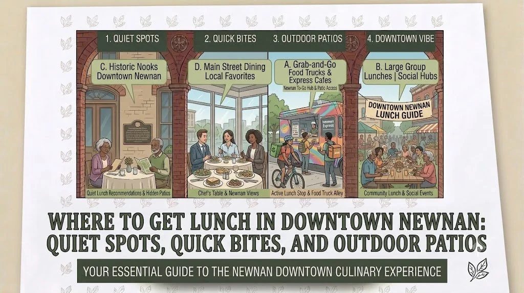 Where to Get Lunch in Downtown Newnan: Quiet Spots, Quick Bites, and Outdoor Patios
