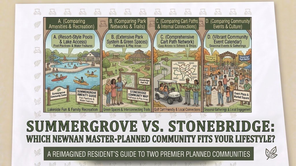 Summergrove vs. Stonebridge: Which Newnan Master-Planned Community Fits Your Lifestyle?