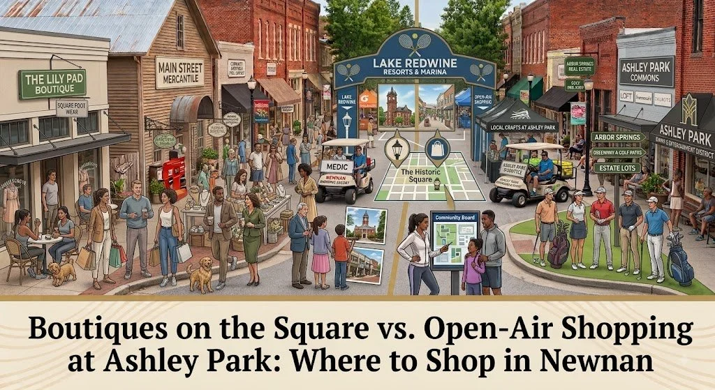Boutiques on the Square vs. Open-Air Shopping at Ashley Park: Where to Shop in Newnan