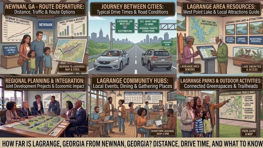 How Far Is LaGrange, Georgia From Newnan, Georgia? Distance, Drive Time, and What to Know