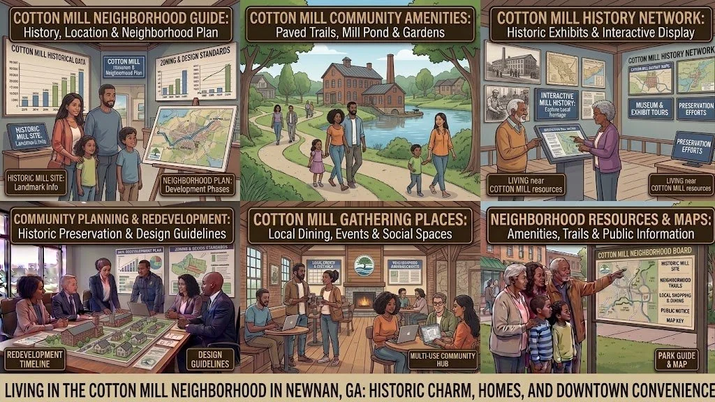 Living in the Cotton Mill Neighborhood in Newnan, GA: Historic Charm, Homes, and Downtown Convenience