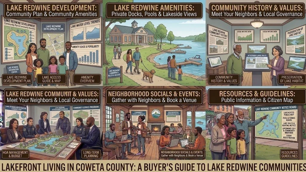 Lakefront Living in Coweta County: A Buyer's Guide to Lake Redwine Communities
