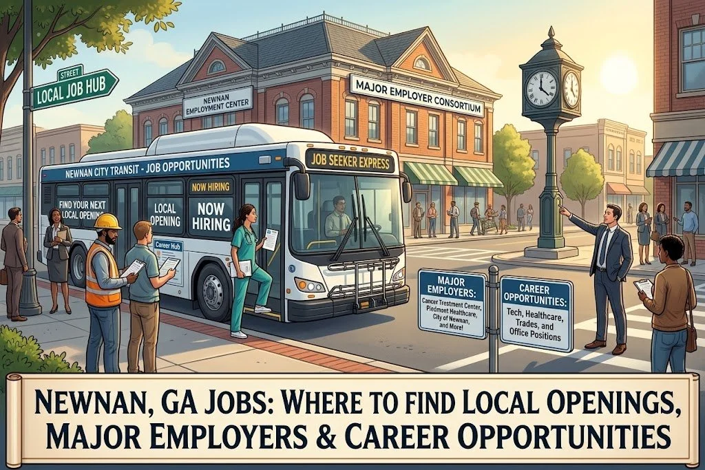Newnan, GA Jobs: Where to Find Local Openings, Major Employers &amp; Career Opportunities