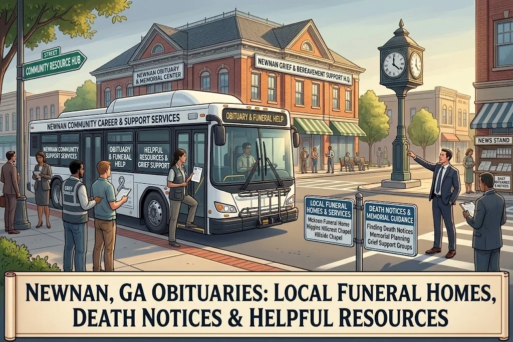 Newnan, GA Obituaries: Local Funeral Homes, Death Notices &amp; Helpful Resources