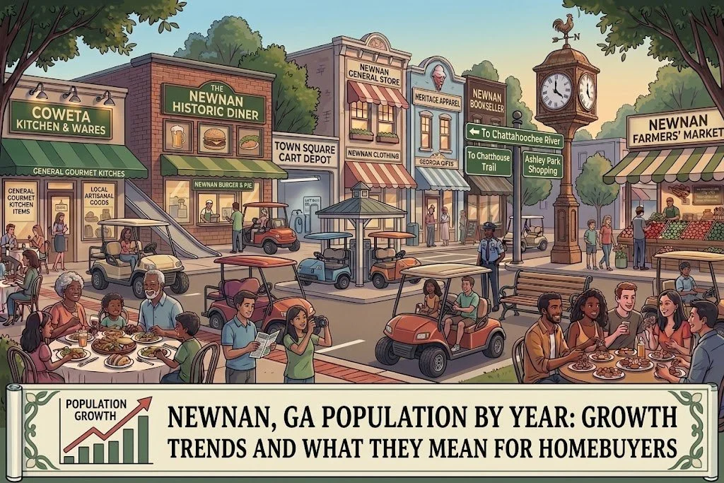 Newnan, GA Population by Year: Growth Trends and What They Mean for Homebuyers